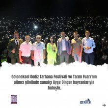 Gediz Tarhana Festivali Ayşe Dinçer Konseri Sunucu Volkan Erel