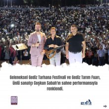 Gediz Tarhana Festivali Coşkun Sabah Konseri Sunucu Volkan Erel